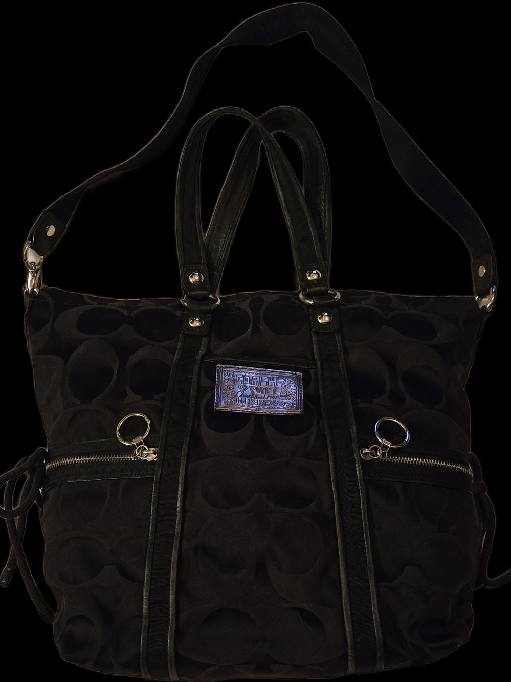 Coach Vintage Y2K Poppy Signature Sateen Shoulder Bag - Excellent!